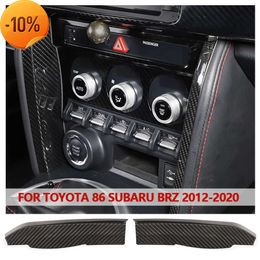New For Subaru BRZ Toyota 86 2012-2020 2pcs Auto Centre Console Side Strip Gear Shift Panel Decor Cover Trim Frame Car Accessories