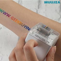 Printers Mini Handheld Bluetooth Mobile Color Portable Wifi Printers Handheld Inkjet Ink Cartridge Tattoo Printer