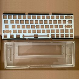 Combos Cheap60 Acrylic 60% Gasket Mount Keyboards Case For GH60 61 64 Keys Custom RGB Backlit Mech Keyboards Preassembly Acrylic Case