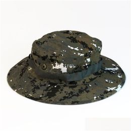 Stingy Brim Hats Wholesale5X Womens Mens Unisex Cool Camo Camouflage Boonie Cap Sun Bucket Bush Army Fishing Hiking A2 Hunting Hat D Dhj9B