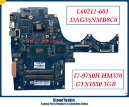 Motherboard StoneTaskin L60211601 For HP Pavilion 15BC Laptop Motherboard DAG35NMB8C0 L620211501 I79750H HM370 DSC1050 3GB MB DDR4