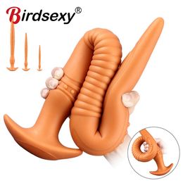 Super Long Dildo Huge Soft Anal Plug Adult sex toy
