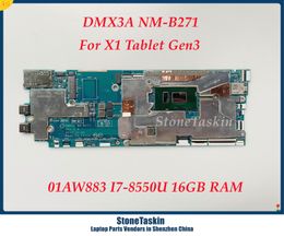 Motherboard StoneTaskin DMX3A NMB271 For Lenovo Thinkpad X1 Tablet Gen3 Motherboard I58350U I78550U CPU 16GB 8GB 01AW885 01AW888 01AW883