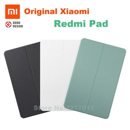 Case Original Xiaomi Redmi Pad Case Smart Case Leather + Rubber frame Folio Flip Stand Tablet Cover for Redmi Pad 2022 Full Protect