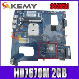 Motherboard AKEMY For SAMSUNG NP355V5C 355V5C Laptop Motherboard BA5903568A QMLE4 LA8863P HD7670M 2GB 100% Tested