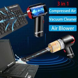 Gadgets Compressed Air Can Air Blower Mini Vacuum 3in1 Wireless Air Duster Cleaner Portable Vacuum Cleaner Computer PC Keyboard Cleaner