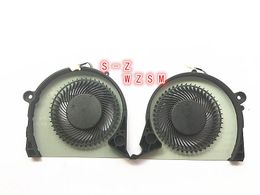 Pads WZSM NEW ORIGINAL CPU GPU COOLING FAN FOR Dell Inspiron G7 157000 7577 7588 G55587 P72F cooler fan 2JJCP FJQS DC5V 0.5A FJQT