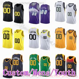 16 Simone Fontecchio Jersey Custom stitch Basketball Jerseys 23 Lauri Markkanen 41 Kelly Olynyk 00 Clarkson Talen Horton-tucker 22