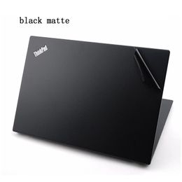 Skins Special Black Matte Laptop Sticker Skin Decal Cover Protector for Lenovo ThinkPad E15 Gen1 Gen2 E14 T14 T15 Notebook Protective