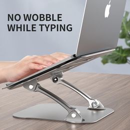 Stand 1117inch Cooling Rack Folding Adjustable Angle Aluminum Alloy Desktop Portable Holder Office Universal Non Slip Laptop Stand