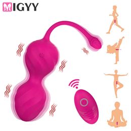 Wireless Remote Control Vibrating Female Powerful Vibrator Love Egg Jump Kegel Ball Sex Toys for Adults Women