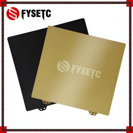 Scanning FYSETC JanusBPS Double Sided PEI Spring Steel Sheet (Textured And Smooth) With Magnetic Base235/310/355mm For 3D Printer Hot Bed