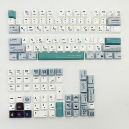 Accessories PBT XDA Keycaps DIY Personalised Theme Key Caps Set Dye Sublimation for Gaming Mechanical Keyboard MX Switch 127 Keys