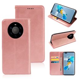 Leather Phone Case For Huawei P60 P50 Honour X8 X7A X5 Play 7T Maimang 10 SE Enjoy 60 30E Flip Cover Wallet Leather Cover With Card Holder