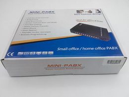 Accessories High quality China PBX factory directly supply SV308 MINI PABX Office Phone system / with 3 in / 8 out SOHO business solution