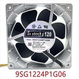 Pads Original 100% working server fan 9SG1224P1G06 24V wind quantity axial 119*119*38mm cooling fan