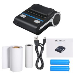 Printers Wireless Mini 80mm Bluetooth Printer Portable Thermal Receipt Printer Mobile Phone Android POS PC Pocket Bill Impresoras