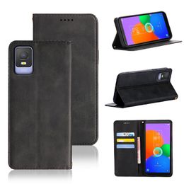 Leather Phone Case Cover For TCL 40 XL 403 ION X 10 SE 405 406 T506D 408 40R Sharp Aquos V6 5G Stylus 5G 0Z 30 LE T602DL 303 Flip Cover Wallet Leather Case With Card Holder