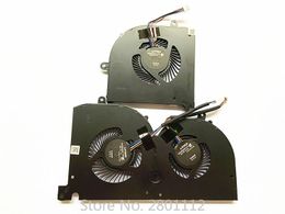 Pads New CPU GPU Cooling Cooler Fan for For MSI GS75 17G1 17G2 Laptop CPU GPU Cooling Pads BS5005HSU3I BS5005HSU3J