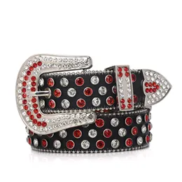 Fashion Bb belt for men women designer belts with multicolor rhinestone ceinture waistband as gift