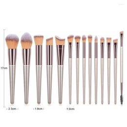 Makeup Brushes 4/5/6/9/10Pcs High Quality Soft Hair Wooden Handle Loose Powder Blush Foundation Contouring Eye Brush Complete Tool Set