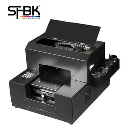 Printers A4 UV flatbed printer is used for acrylic PVC metal glass embossed textile application widely free shipping with fivecolor ink