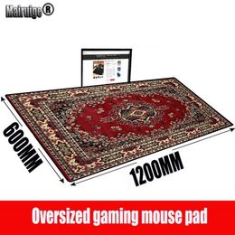 Pads MRGBEST Persian Carpet Super Size Extra Large Gaming Mouse Pad with Locking Edge for Game Gamer Rubber Mat 1200X600X3MM