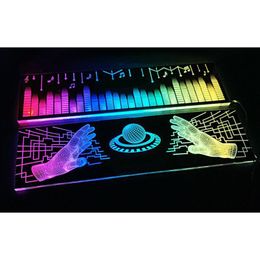 Mice PC Case Panel RGB LED Light Board Backplate Chassis Decoration Modding For PC Decoration Light Board DJA88