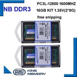 RAMs Kembona New Arrive Laptop Rams Sodimm Ddr3l Ddr3 16gb(kit of 2pcs Ddr3 8gb) Pc3l12800 1.35v Low Power 204pin Ram Memory