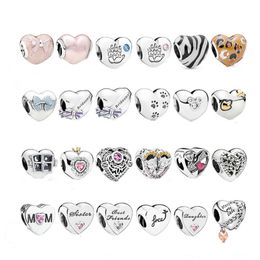 925 Pounds Silver New Fashion Charm Original Round Beads,Love, Crown, Bow, Love, Lover Beads, Compatible Pandora Bracelet, Beads
