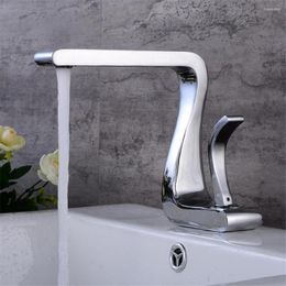 Bathroom Sink Faucets Tuqiu Basin Faucet Chrome/Gold/Black Mixer Tap Brass Wash And Cold Modern