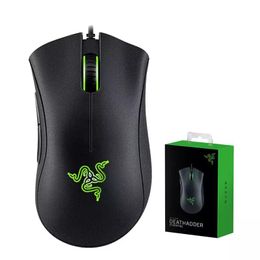 Mice Original Razer Deathadder Essential Wired Gaming Mouse 6400DPI Optical Sensor 5 Independently Buttons For Laptop PC