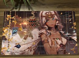 Rests New YuGiOh Yugioh Duel Playmat ishizu ishtar CCG TCG Trading Card Game Mat Mouse Pad With Zones + Free Bag Gift