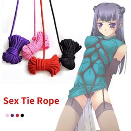 28% OFF Ribbon Factory Store Game Thick Cotton Rope Slave Training Affects Couple Sex 18 Adult Toys 5M10M