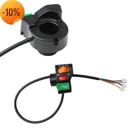 New 3 in1 Motorcycle Switch Electric Bike Scooter ATV Quad Light Turn Signal Horn ON/OFF Button for 22mm Dia Handlebars Motorbike AC