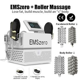 Heißer Verkauf 14 Tesla Hi-emt Emszero Maschine Neue DLS-EMSlim Neo RF Nova Mit Stimulation Radio Frequenz Griffe Option Roller massager Salon