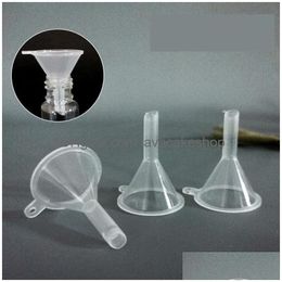 Colanders Strainers Plastic Mini Filling Funnel Drip Leakage Infundibum Liquid Separation Per Philtre Alloter Transparent Kitchen T Dhqny