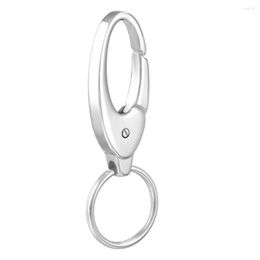 Keychains Lanyards Ijk0040 Strong Wire Blank Stainless Steel Key Ring Clasps Drop Delivery Fashion Accessories Dh6Dv