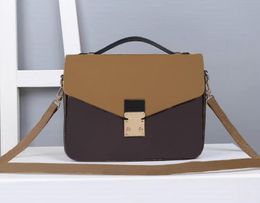 Metis Designers Message Bag Shoulder bags Classic Flap Handbag Crossbody Bags M40780 Genuine Leather Luxurious Women Designer Handbag 25cm