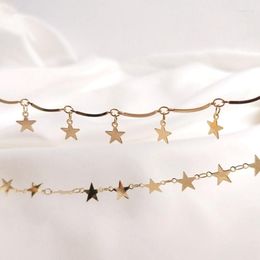 Chains Plated 14K True Gold Filled Color Retention 7MM Star Necklace Bracelet DIY Jewelry Making Accessories Findings