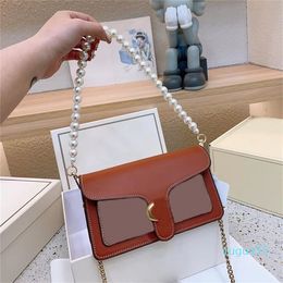 2023 Mini Bags Pearls designer bag woman crossbody shoulder bag chain purse baguette girls 5A Quality