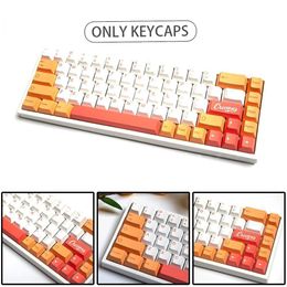 Combos For GMK Peach 141 Keys Keycaps Set PBT Sublimation Profile Original Factory Height Mechanical Keyboard Key Caps Boxed