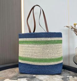 Strandtaschen Designer Stroh Sommer Mode Handtaschen neuer Stil Luxus Tasche Weben aushöhlen Damen Clutch Tote Umhängetasche Reise Umhängetasche