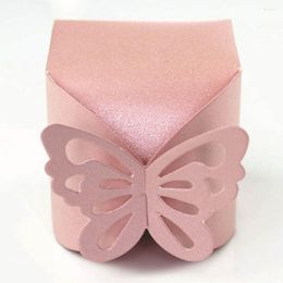 Gift Wrap 50pcs Paper Candy Box Wedding Boxes Treat Anniversary Birthday Favor