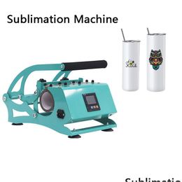 Heat Transfer Machines 20Oz 30Oz Sublimation Hines Straight Tumblers Hine Print Diy Water Bottle Drop Delivery Office School Busines Dhfxz