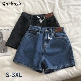 Shorts Shorts Women Denim Simple Leisure Basic Allmatch Classic Colleges S3XL Femme Vintage Hot Sale Ladies Bottom Streetwear Trouser