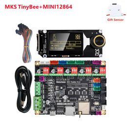Scanning MKS TinyBee v1.0 ESP32 wifi control card 3D printer 32 bit controller upgrade parts MKS MINI12864LCD V3 display 12864 LCD panel
