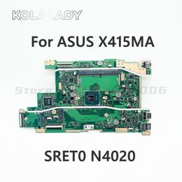 Motherboard For ASUS X415MA X415 Laptop motherboard With SRET0 N4020 CPU R3.0 DDR4 mainboard 100% fully tested