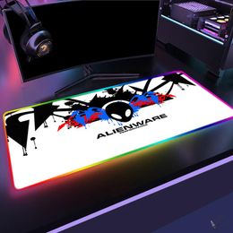 Rests Dell Alienware Pc Gamer Desk RGB Mouse Pad Large Gamers Accessories Varmilo Gaming Mouse Mat Mausepad Mice Keyboards Computer