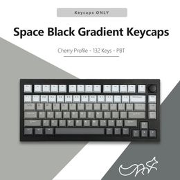 Accessories FL ESPORTS Gradient Keycap Mechanical Keyboard TwoColor Injection Molding Process PBT Material Cherry Profile Keycaps